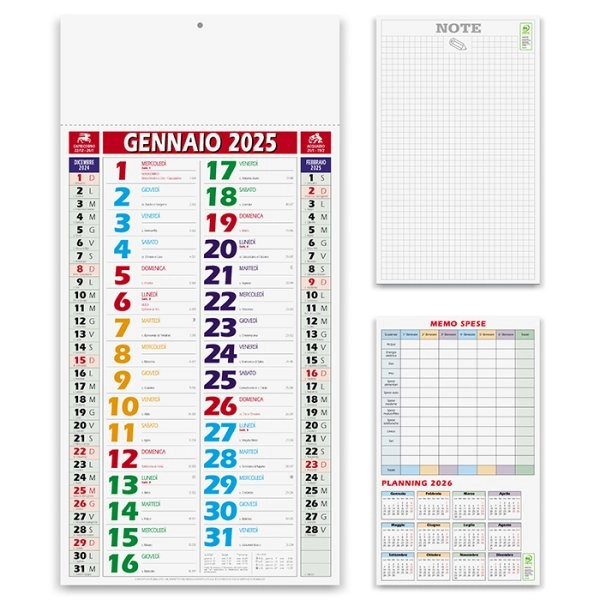 Calendario olandese mensile 12 fogli 