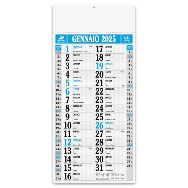 Calendario olandese mensile 12 fogli