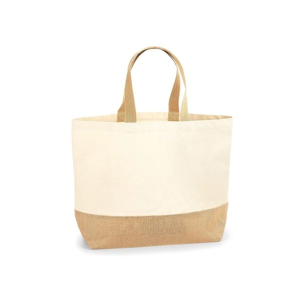 Jute Base Canvas Tote XL